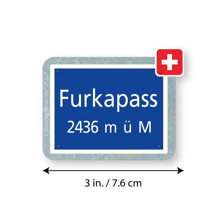 Furkapass Sign