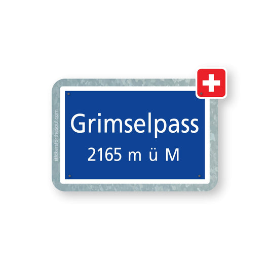 Grimselpass Sign