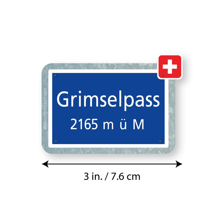 Grimselpass Sign