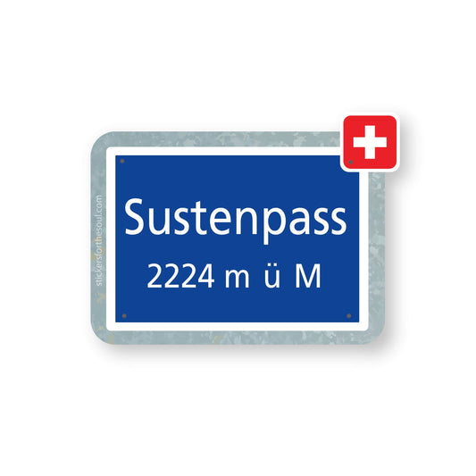 Sustenpass Sign